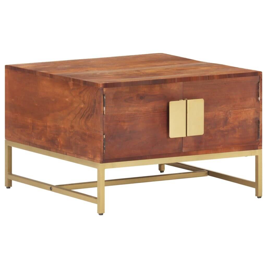 Symbolbild für Couchtisch Honigbraun 67x67x45 cm Akazie Massivholz