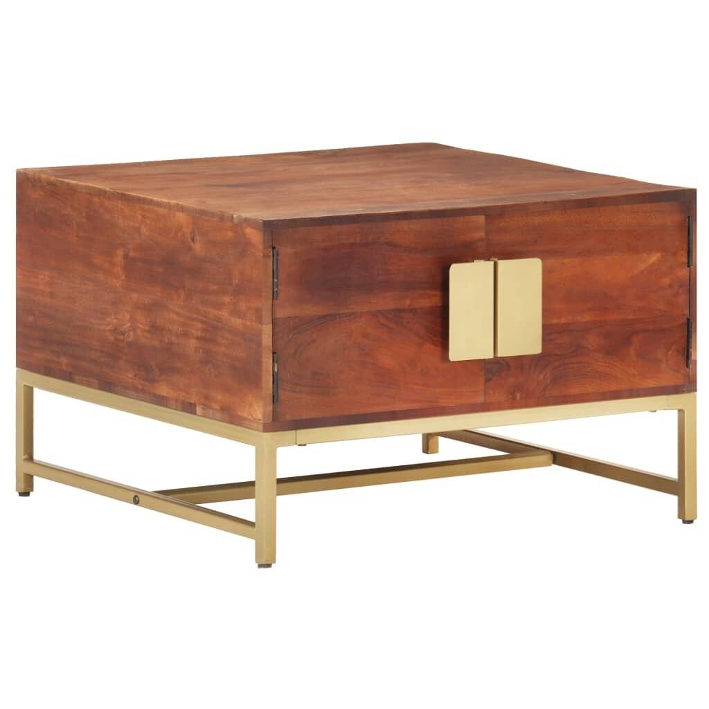 Symbolbild für Couchtisch Honigbraun 67x67x45 cm Akazie Massivholz