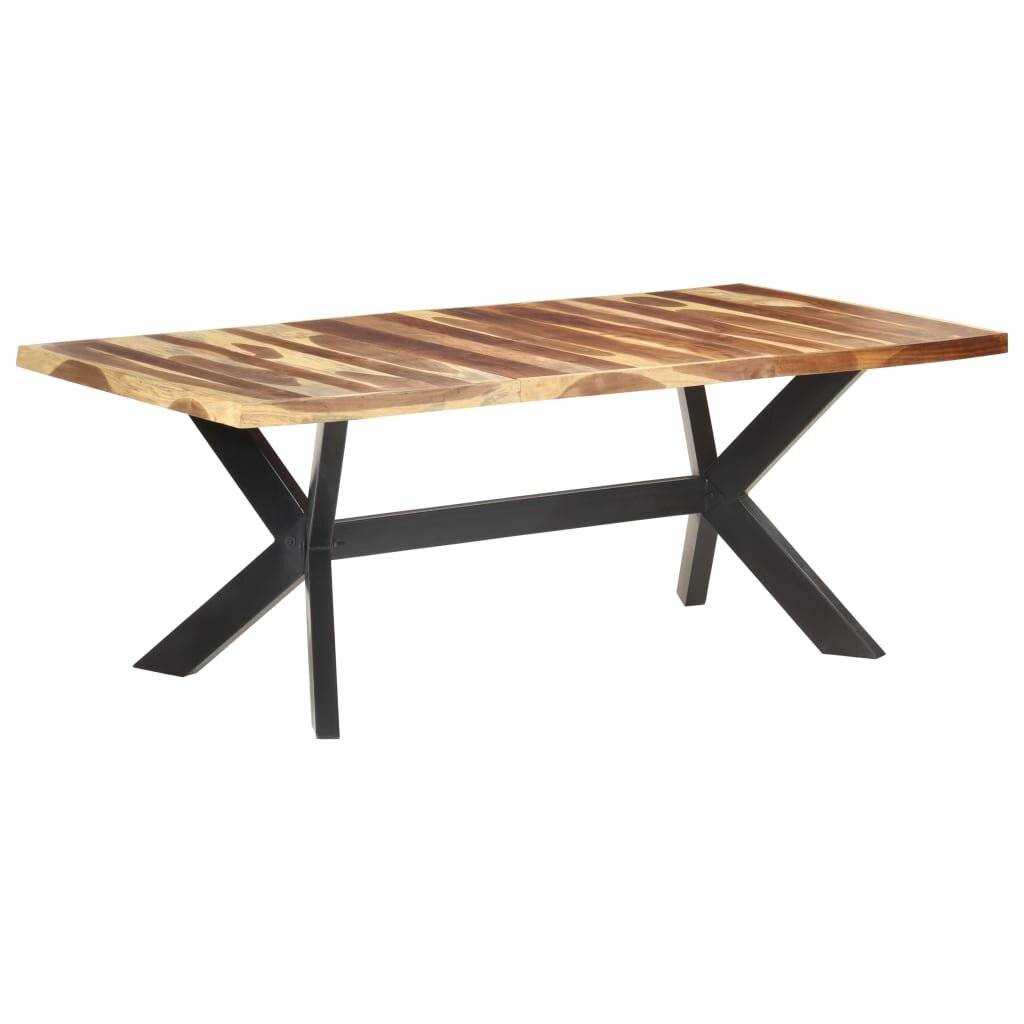 Symbolbild für vidaXL Esstisch 200x100x75 cm Massivholz Honigfarben