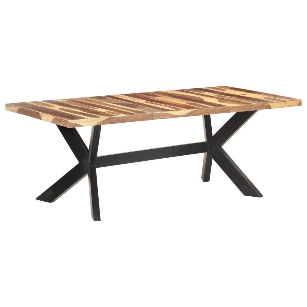 Symbolbild für vidaXL Esstisch 200x100x75 cm Massivholz Honigfarben