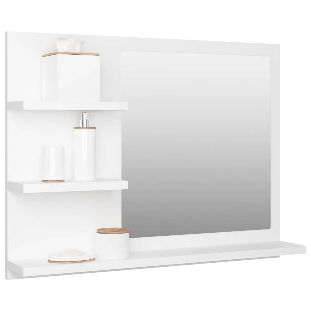 Badspiegel Weiß 60x10,5x45 cm Spanplatte-2