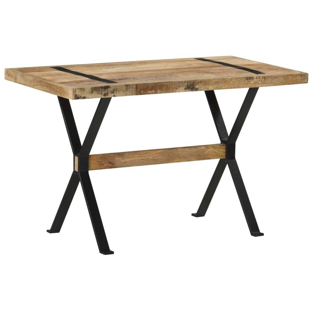 Symbolbild für vidaXL Esstisch 120x60x76 cm Raues Mangoholz