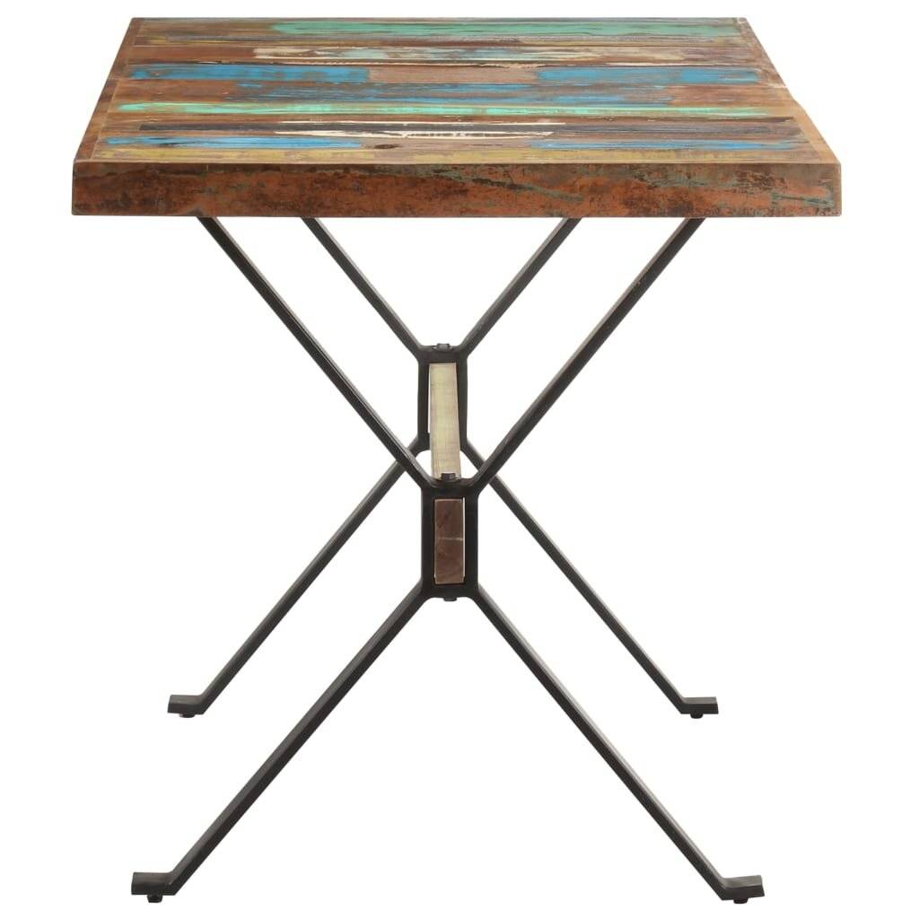 Esstisch 140x70x76 cm Altholz Massiv-2