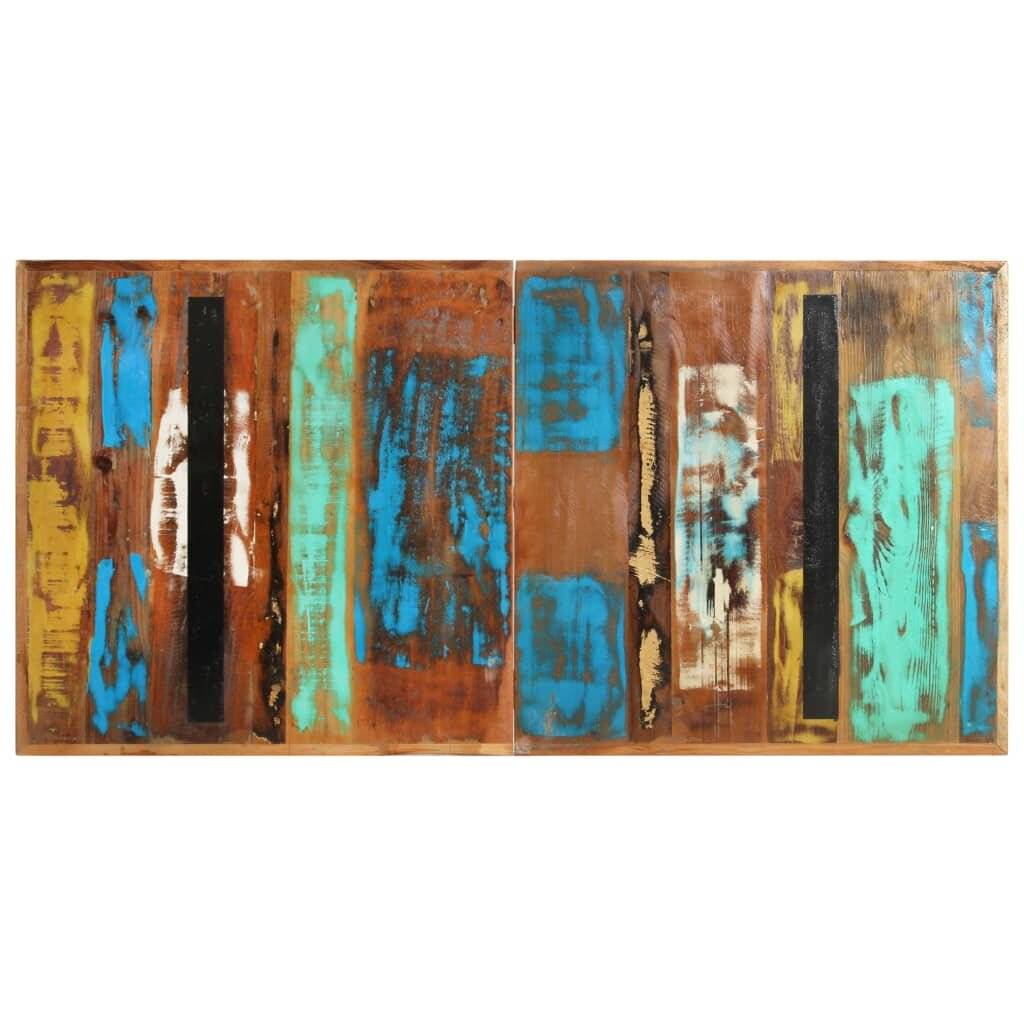 Esstisch 140x70x76 cm Altholz Massiv-3