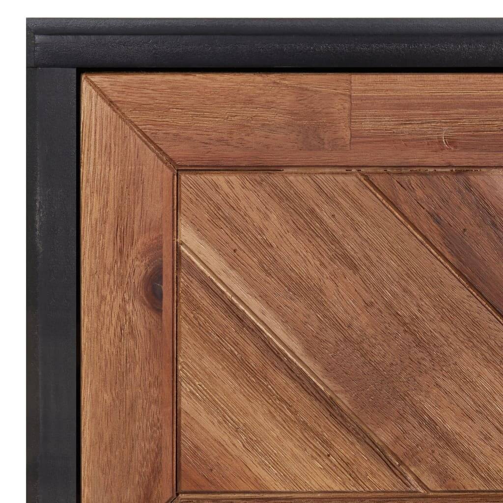 Couchtisch 90x50x40 cm Akazie Massivholz und MDF-5