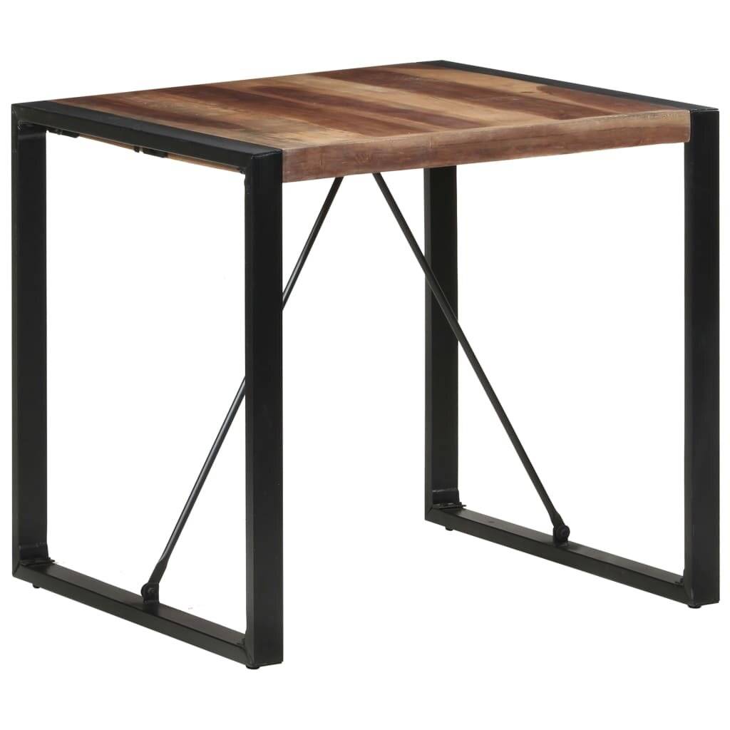 vidaXL Esstisch 80x80x75 cm Massivholz-5