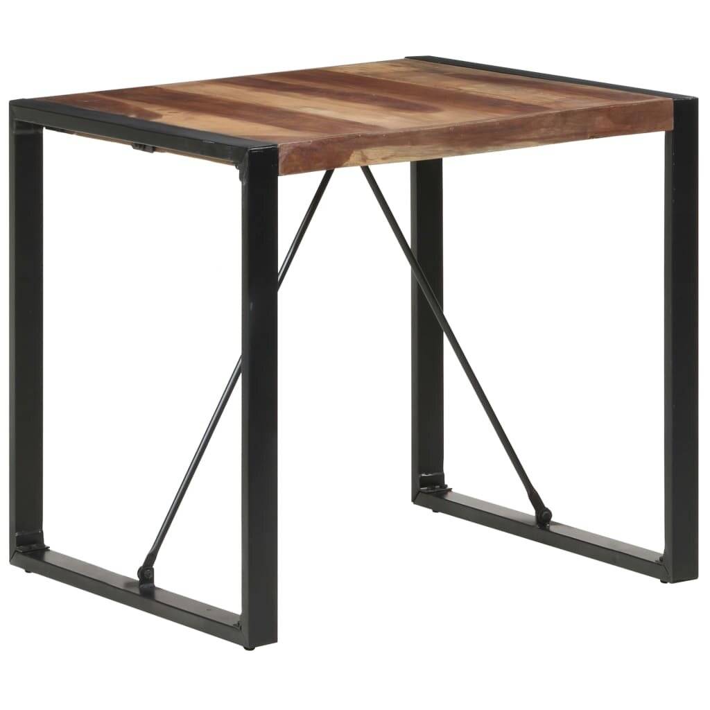 vidaXL Esstisch 80x80x75 cm Massivholz-6
