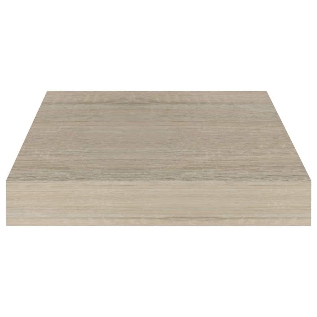 Schwebende Wandregale 4 Stk. Eichefarben 23x23,5x3,8cm MDF-3