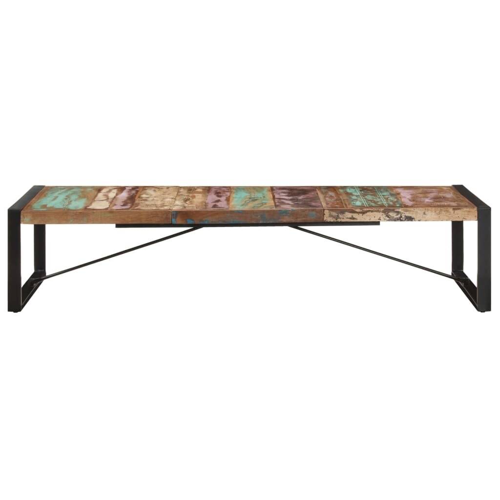 Couchtisch 180x90x40 cm Altholz Massiv-2