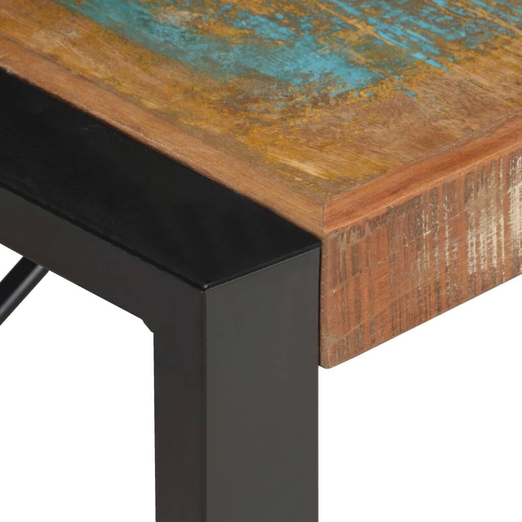 Couchtisch 180x90x40 cm Altholz Massiv-4