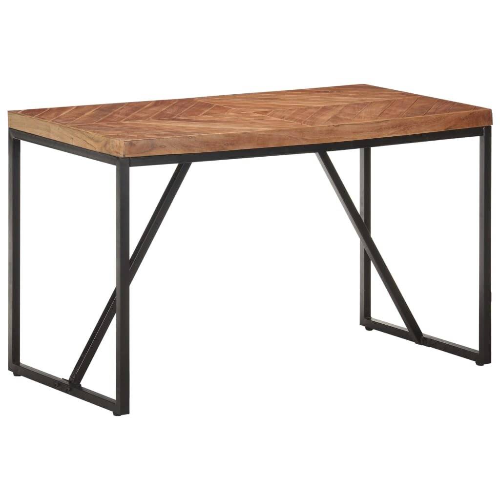 Symbolbild für vidaXL Esstisch 120x60x76 cm Massivholz Akazie und Mango