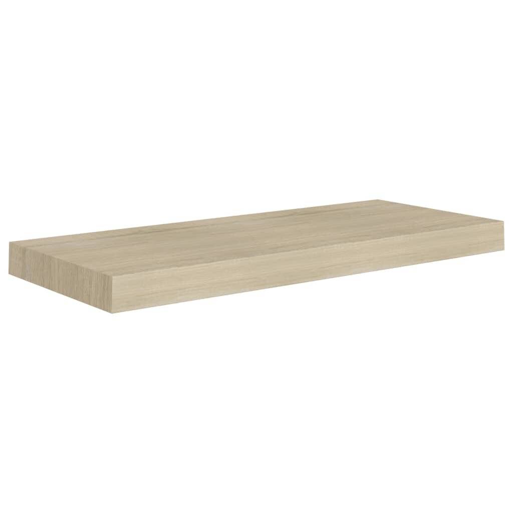 Schwebende Wandregale 2 Stk. Eichefarben 60x23,5x3,8cm MDF-1
