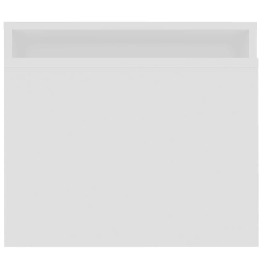 vidaXL Couchtisch-Set Weiß 100x48x40 cm Holzwerkstoff-5