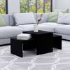 Couchtisch-Set Schwarz 100 x 48 x 40 cm Spanplatte