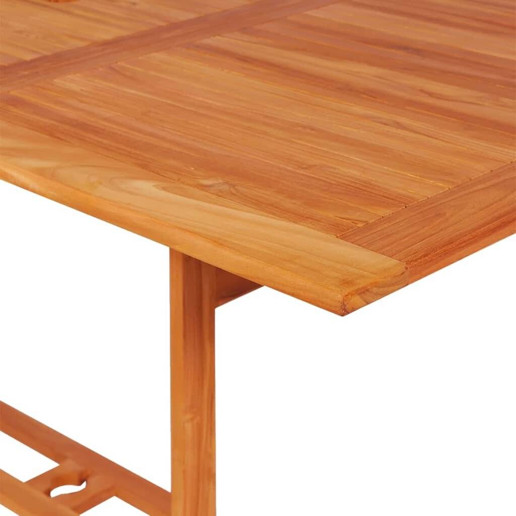 Symbolbild für 9-tlg. Garten-Essgruppe mit Kissen Massivholz Teak
