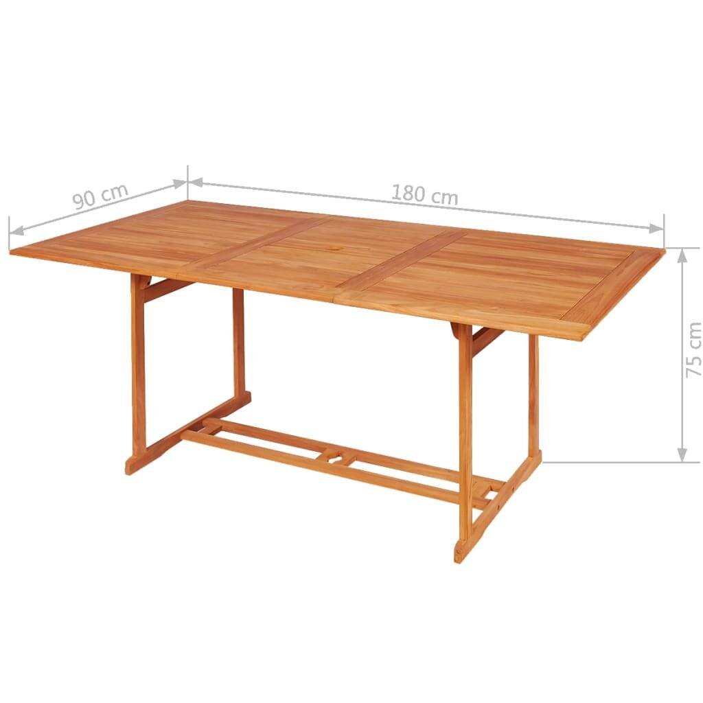 Symbolbild für 9-tlg. Garten-Essgruppe mit Kissen Massivholz Teak