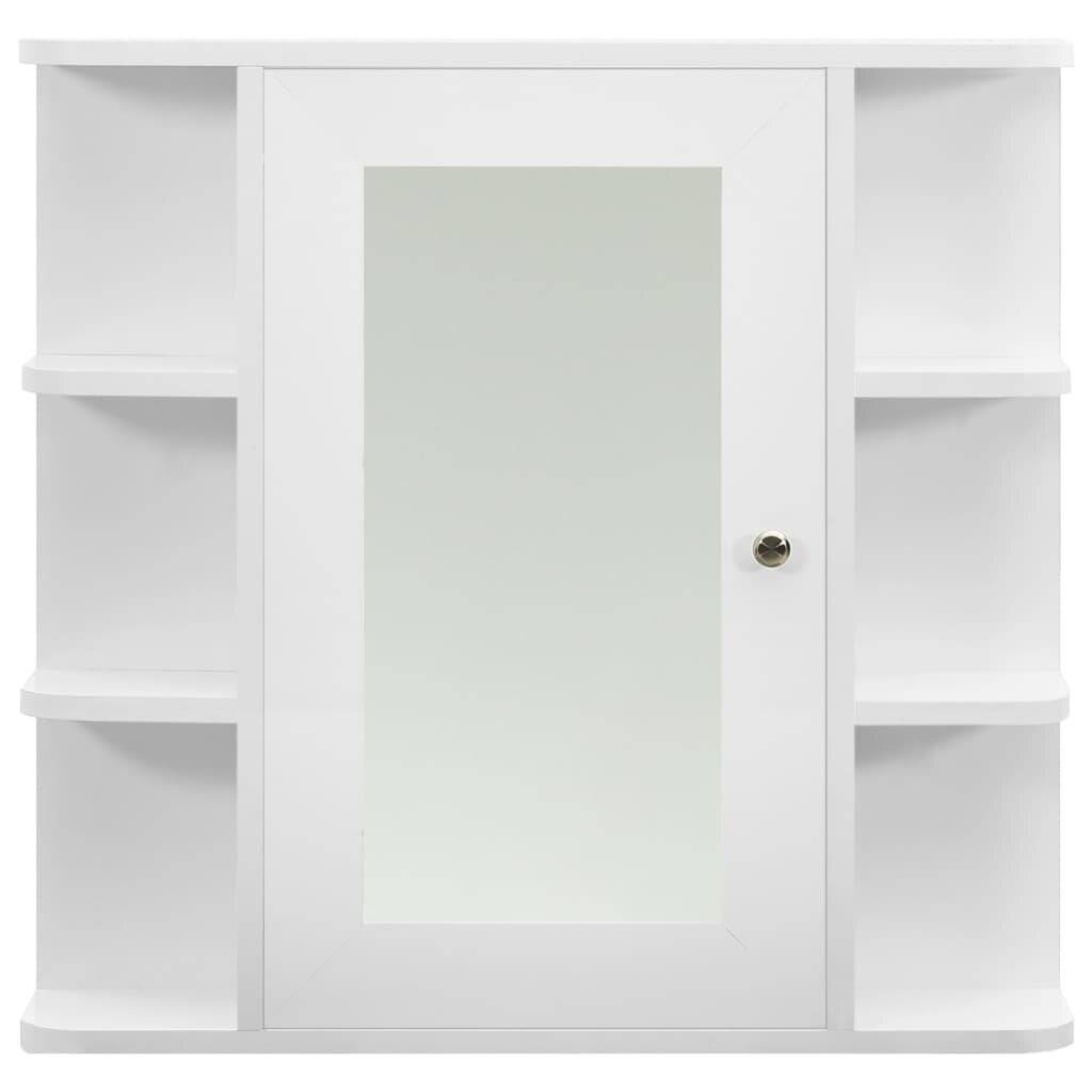 Bad-Spiegelschrank Weiß 66x17x63 cm MDF-3