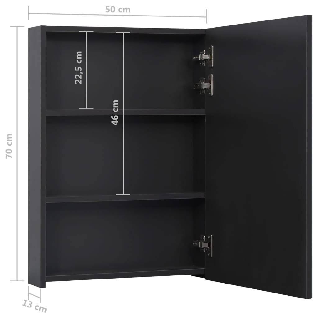 Symbolbild für LED-Bad-Spiegelschrank 50x13x70 cm