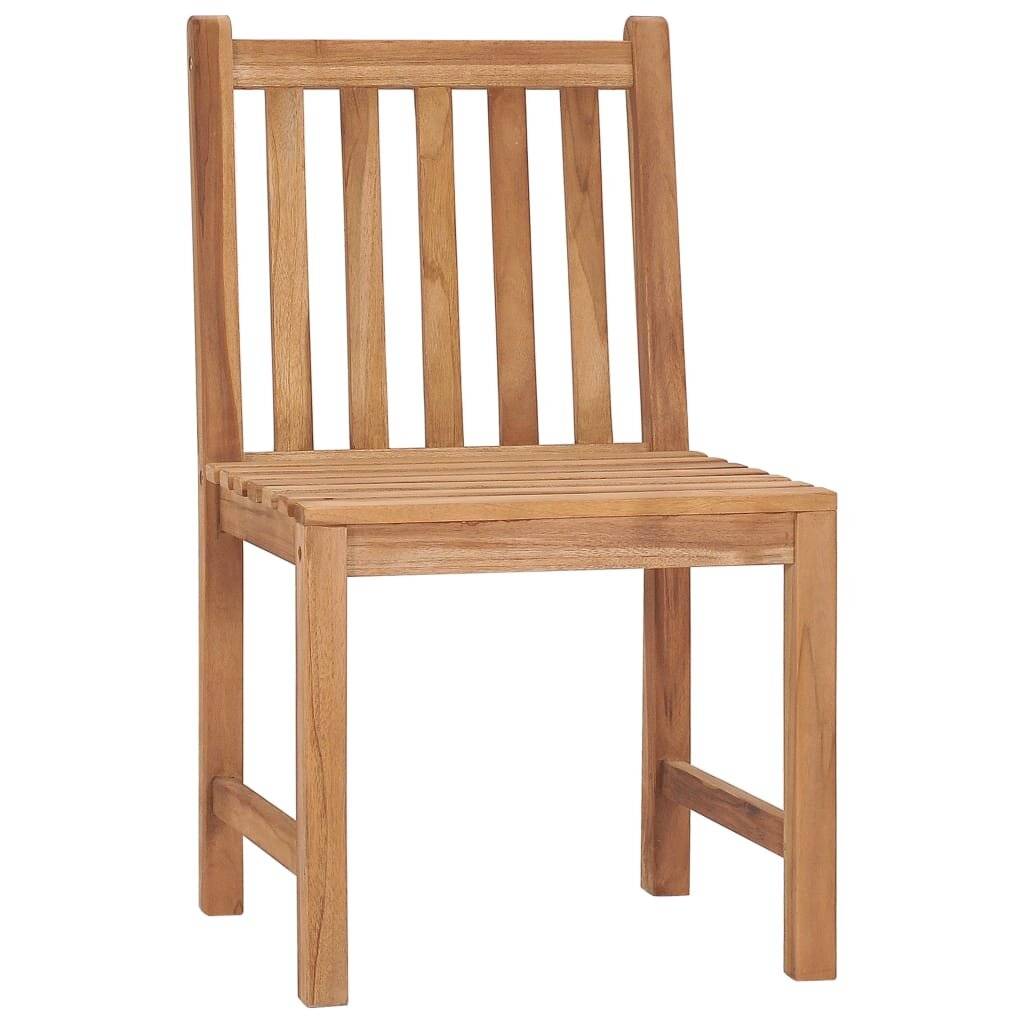 Gartenstühle 8 Stk. mit Kissen Massivholz Teak-2