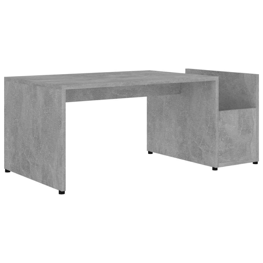 Couchtisch Betongrau 90x45x35 cm Spanplatte-1