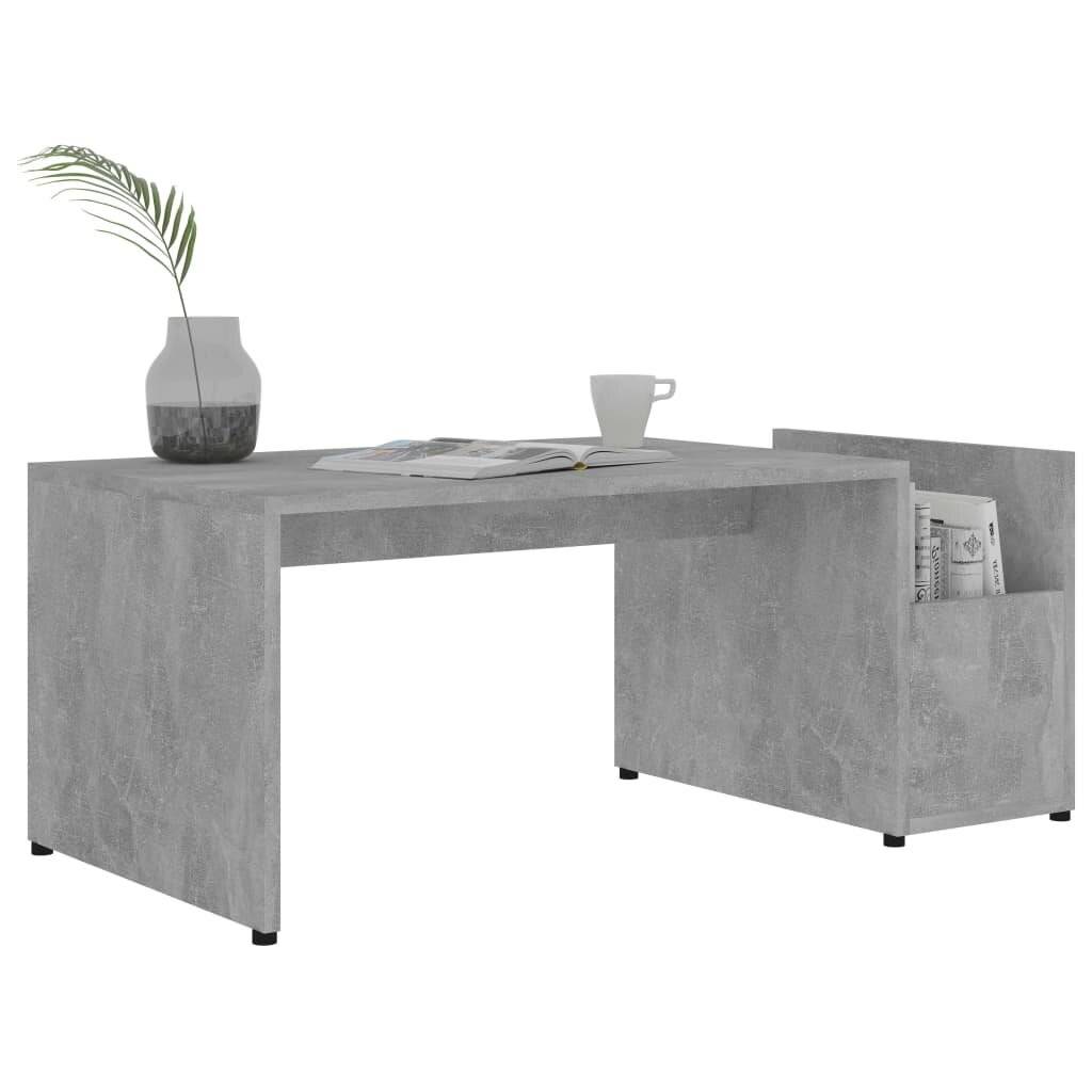 Couchtisch Betongrau 90x45x35 cm Spanplatte-2