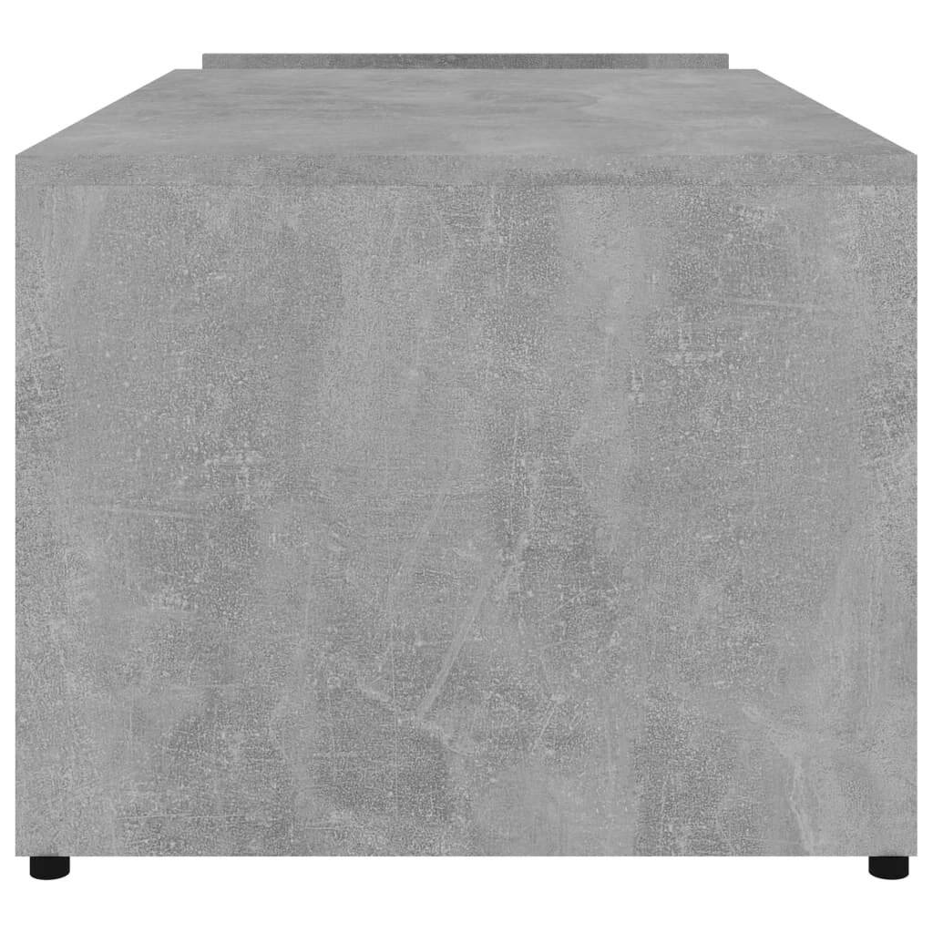 Couchtisch Betongrau 90x45x35 cm Spanplatte-4