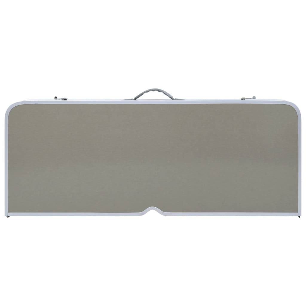 vidaXL Klappbarer Campingtisch mit 4 Sitzen Stahl Aluminium-6