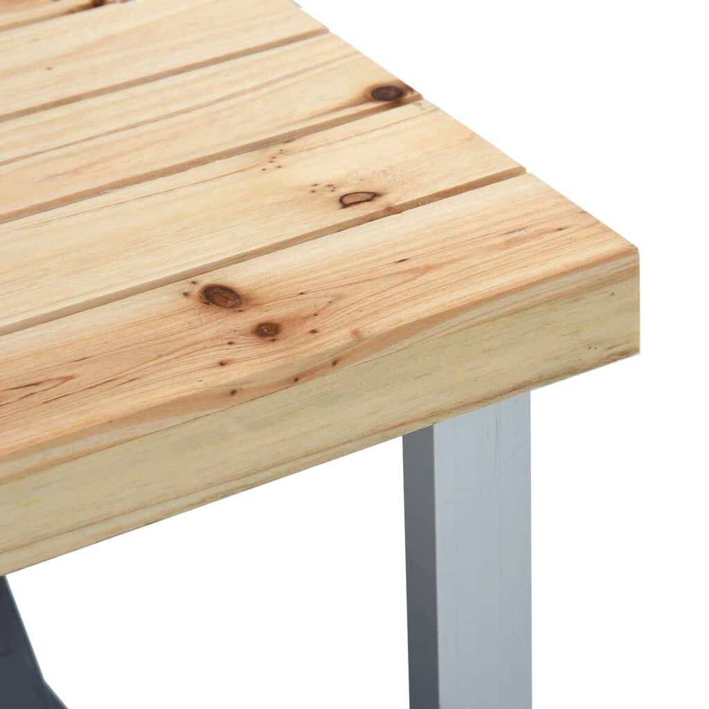 Symbolbild für vidaXL Klappbarer Campingtisch mit 4 Sitzen Stahl Aluminium