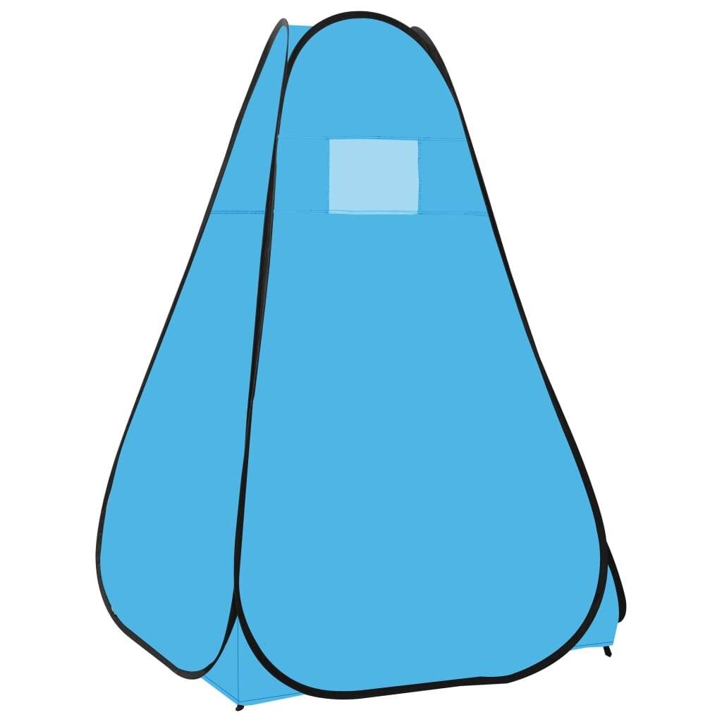 Pop Up Duschzelt Blau-4