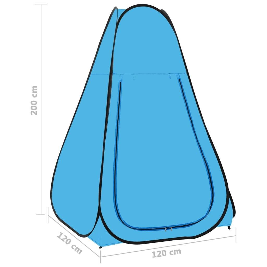 Symbolbild für Pop Up Duschzelt Blau