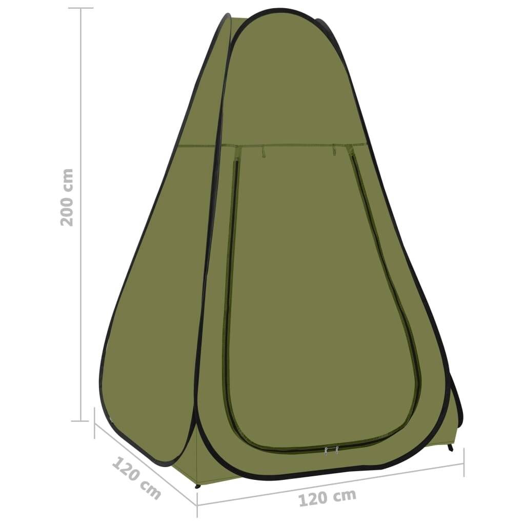 Symbolbild für Pop Up Duschzelt Grün