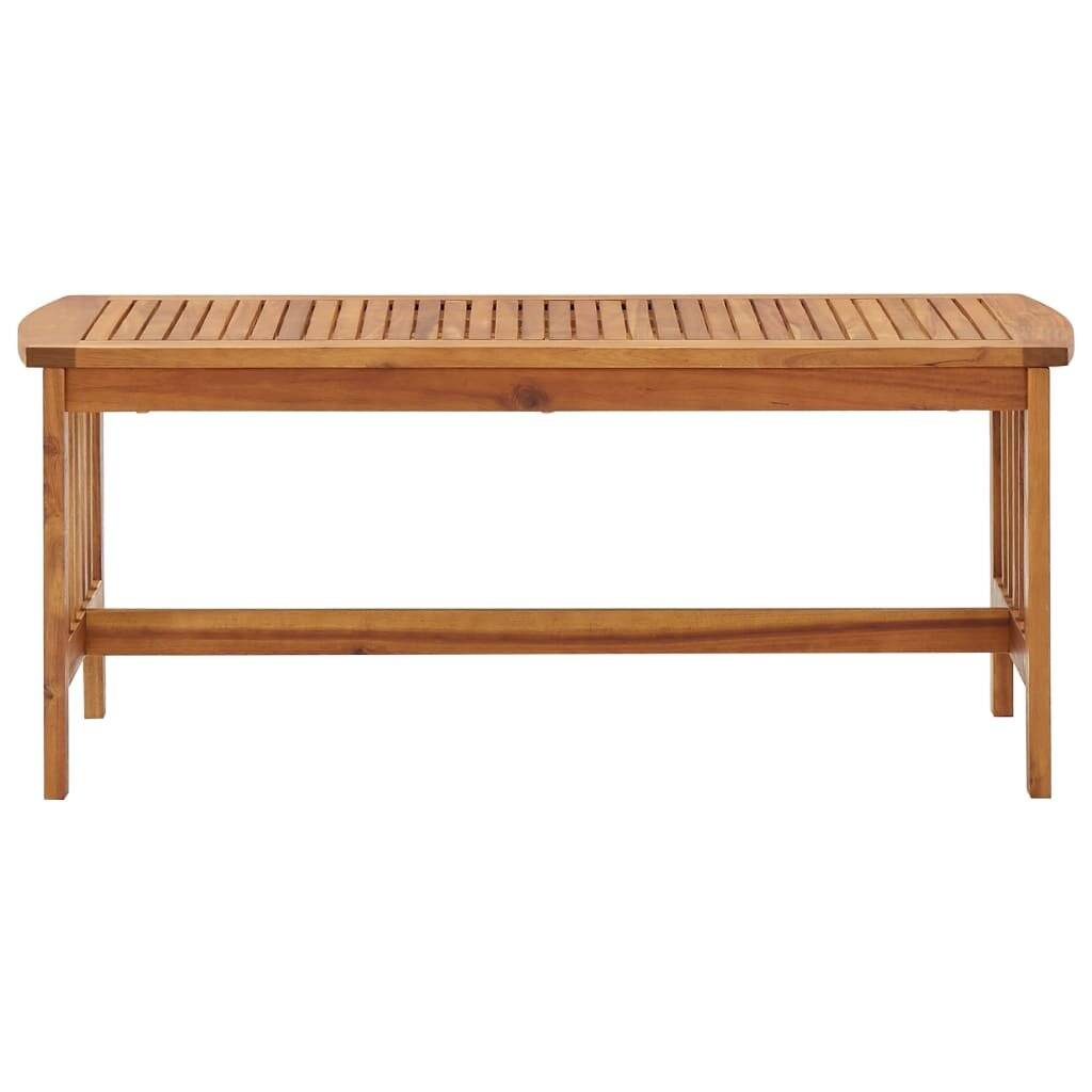 Couchtisch 102x50x43 cm Massivholz Akazie-1