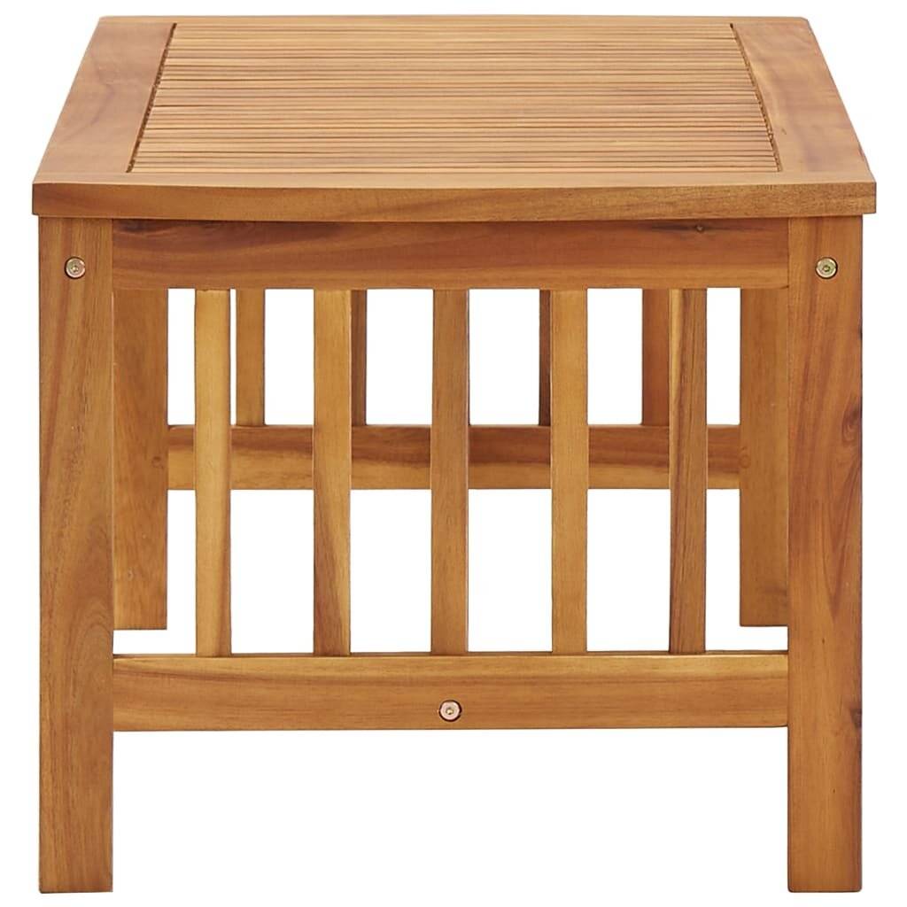 Couchtisch 102x50x43 cm Massivholz Akazie-2
