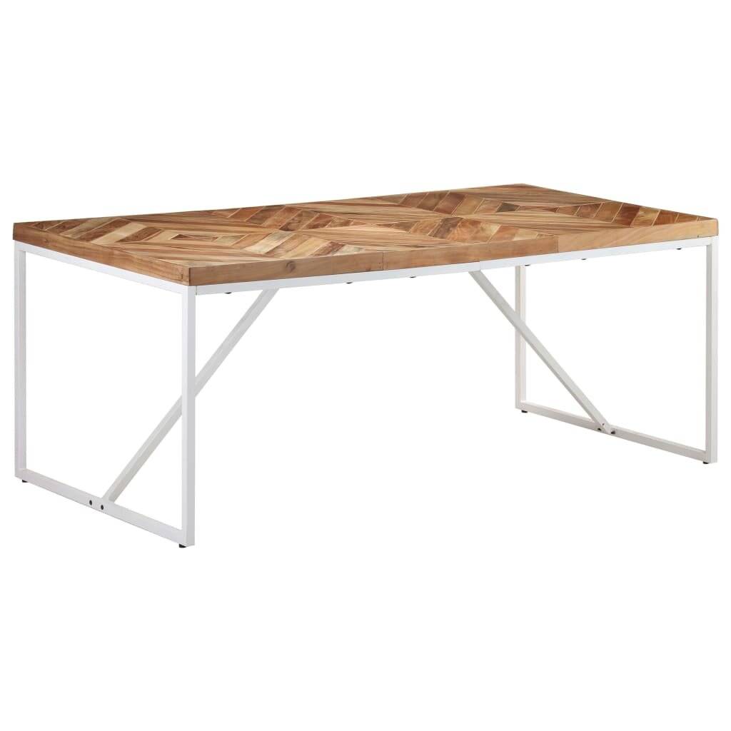 Esstisch 180x90x76 cm Akazie und Mango Massivholz-6