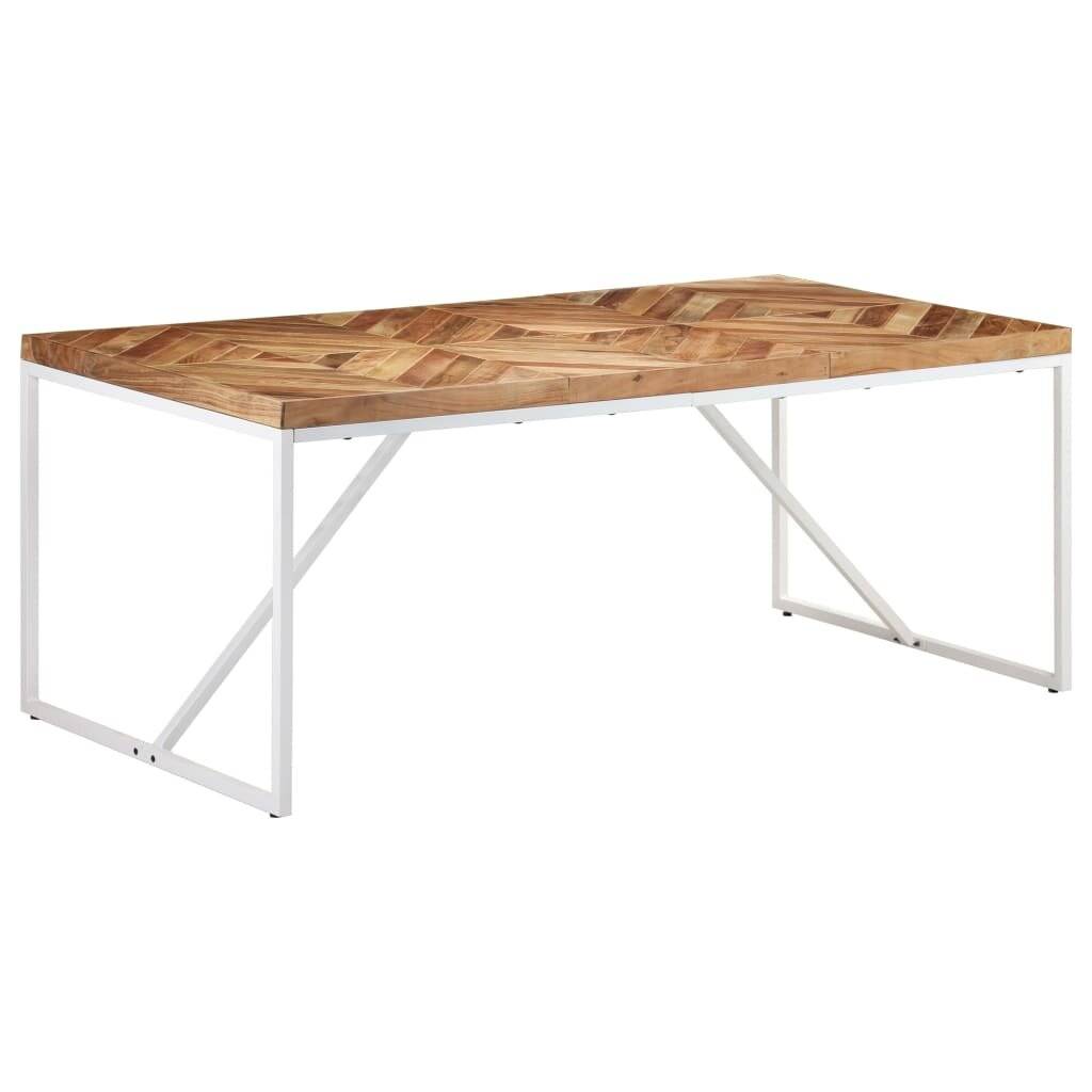 Symbolbild für Esstisch 180x90x76 cm Akazie und Mango Massivholz