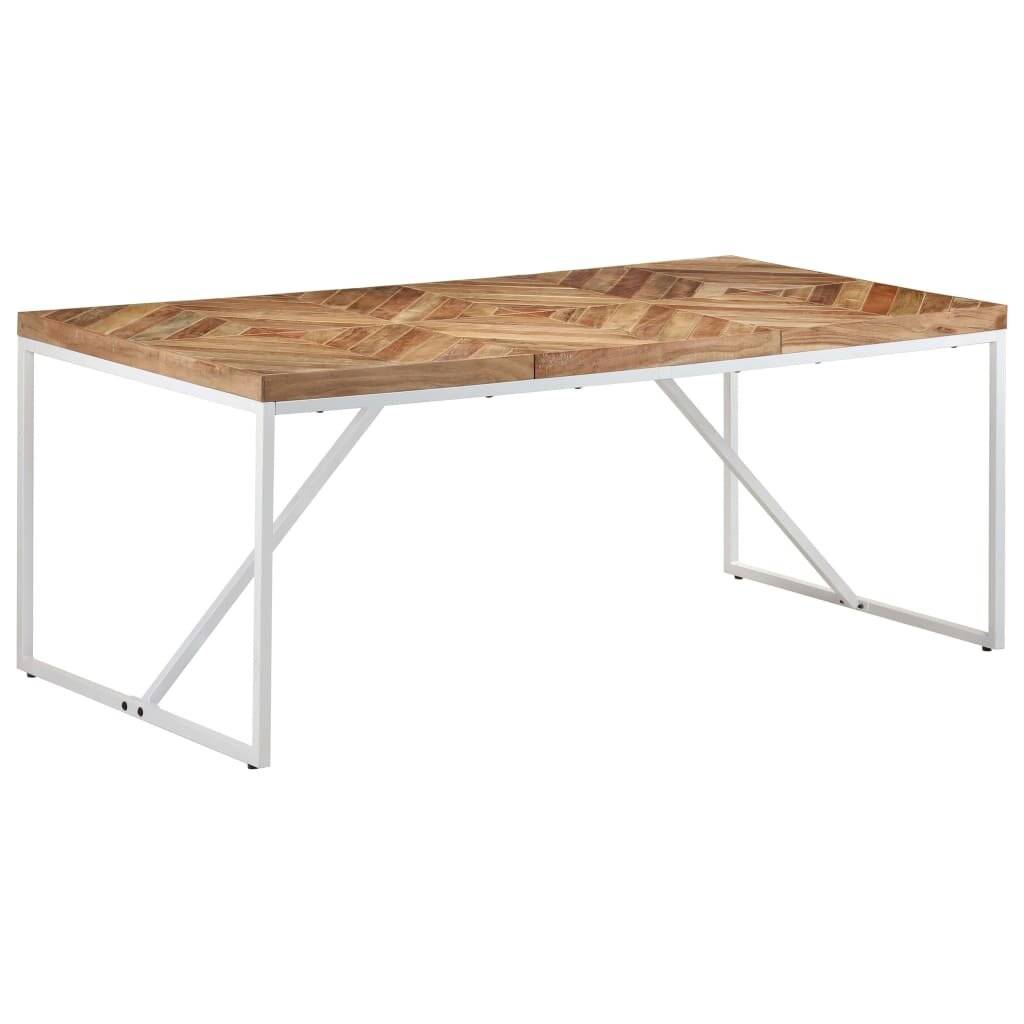 Symbolbild für Esstisch 180x90x76 cm Akazie und Mango Massivholz
