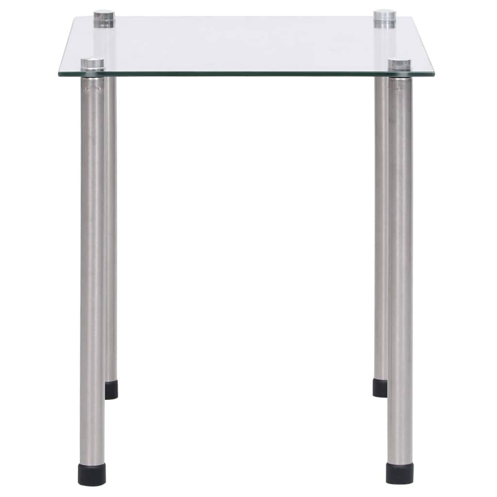 Satztische 3-tlg. Transparent Hartglas-3