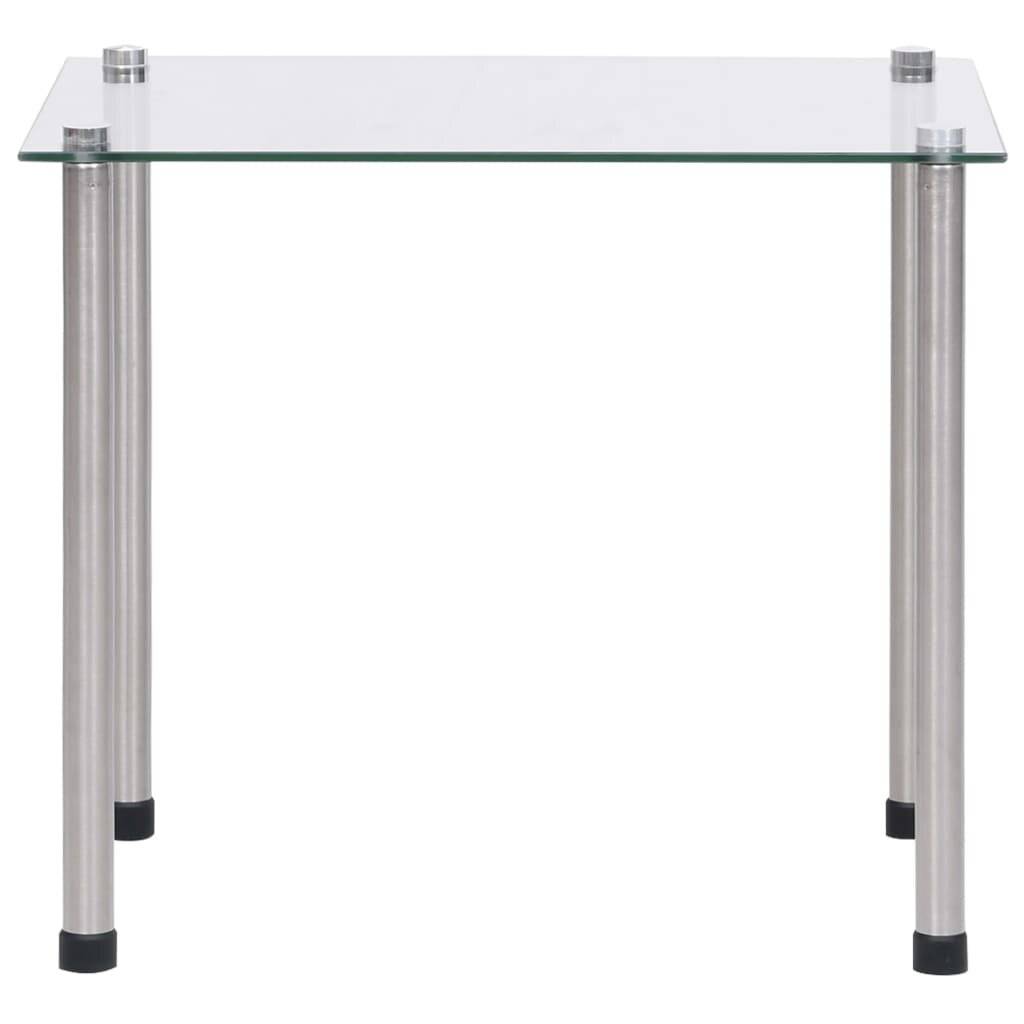 Satztische 3-tlg. Transparent Hartglas-4