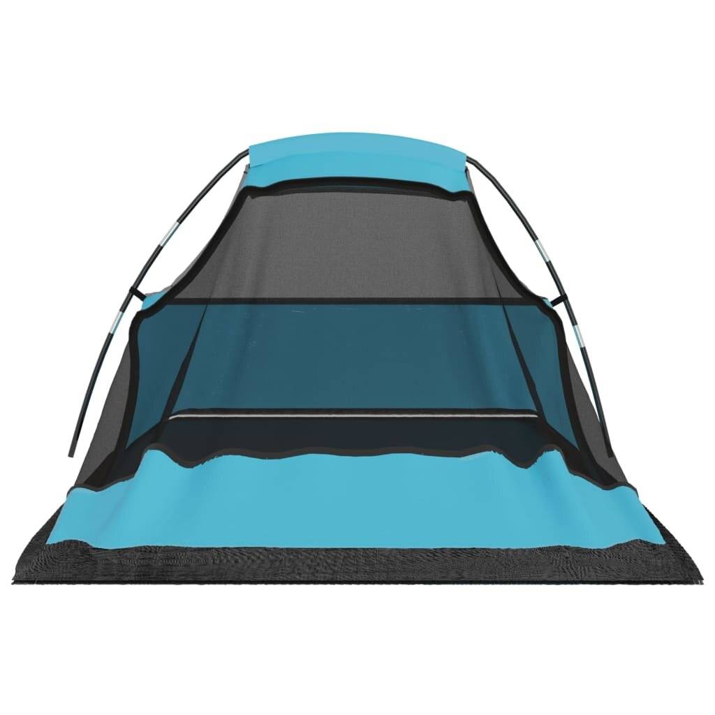 Campingzelt 317x240x100 cm Blau-5
