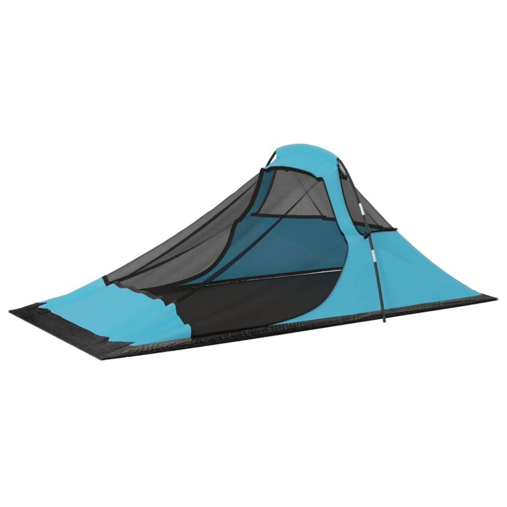 Campingzelt 317x240x100 cm Blau-4