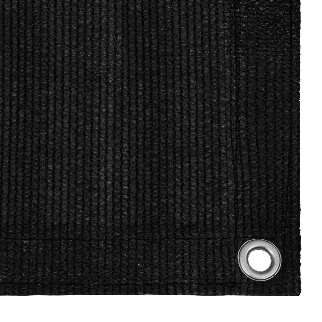 Zeltteppich 200x200 cm Schwarz-2
