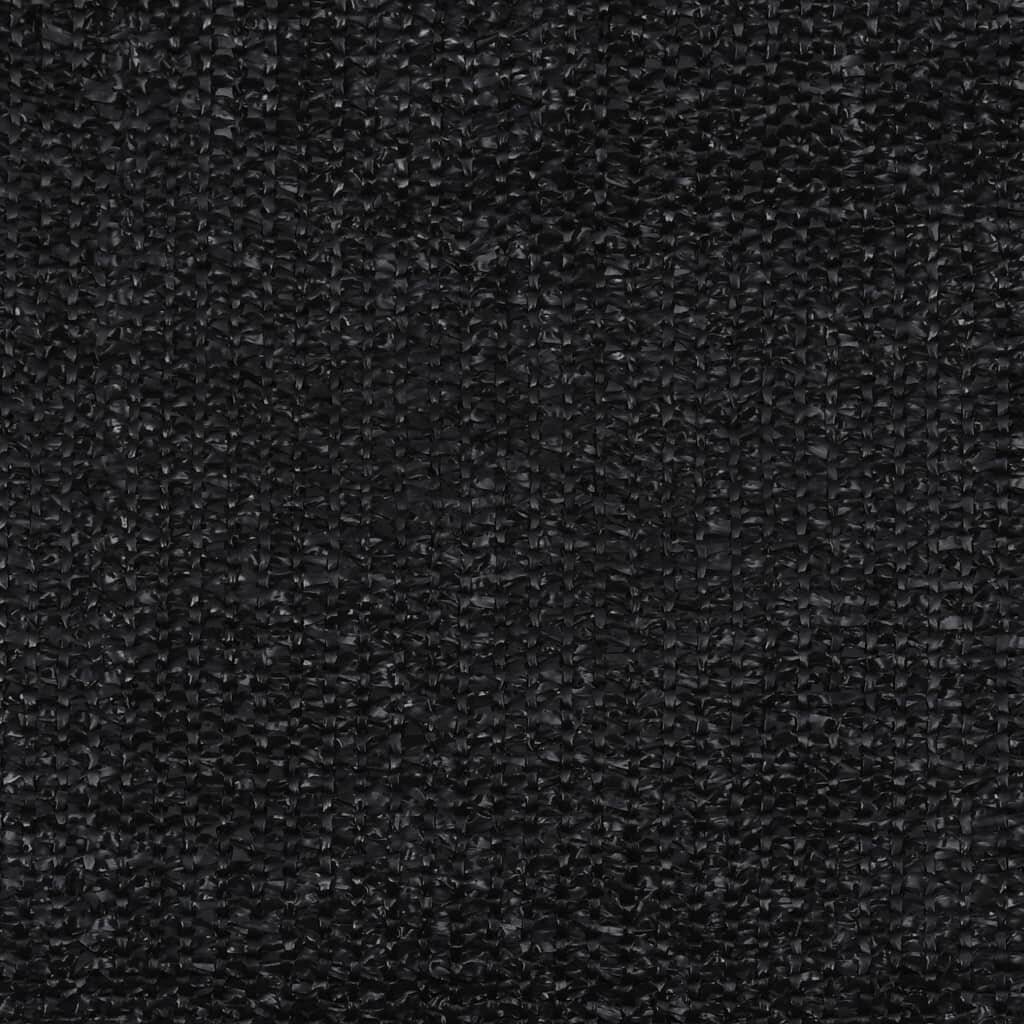 Zeltteppich 300x400 cm Schwarz-1