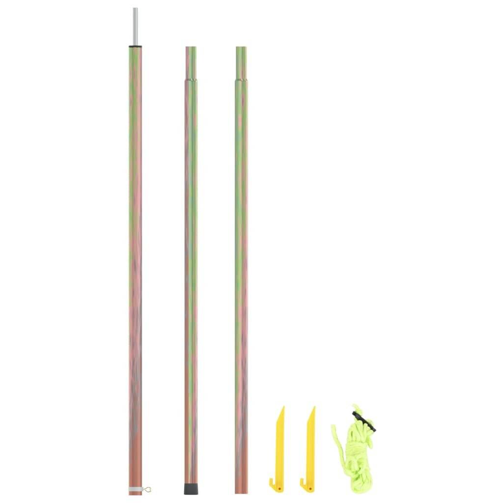 vidaXL Teleskop-Zeltstange mit 170-255 cm Länge Verzinkter Stahl-5