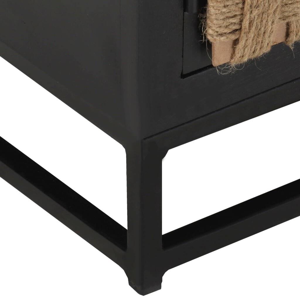 TV-Schrank 120x30x40 cm Massivholz Mango-5