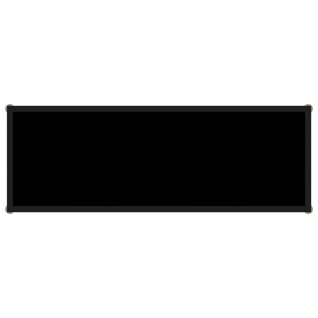 Konsolentisch Schwarz 100x35x75 cm Hartglas-3
