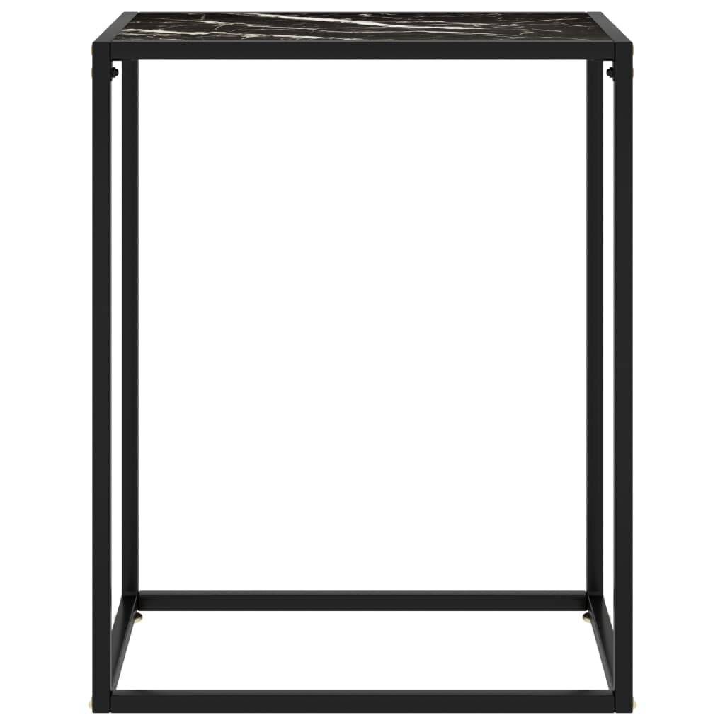 Konsolentisch Schwarz 60x35x75 cm Hartglas-1
