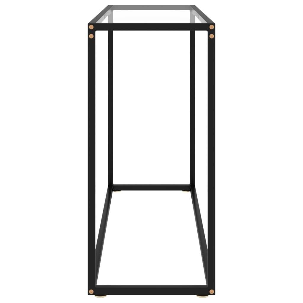 Konsolentisch Transparent 100x35x75 cm Hartglas-2