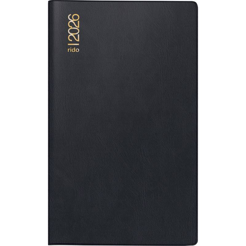 rido idé Taschenkalender "M-Planer", 2027, schwarz