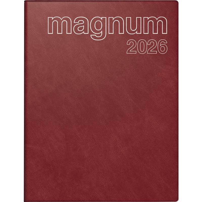 rido idé Buchkalender "magnum Catana", 2026, weinrot