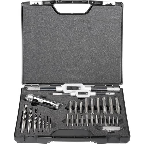 Thumbnail - Exact 70551 Handgewindebohrer-Set 32teilig metrisch Rechtsschneidend DIN 352 HSS 1 Set